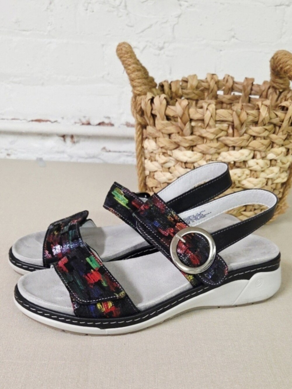Suave Silveria Backstrap Sandal (Women) - Multi Color Size 40 EU